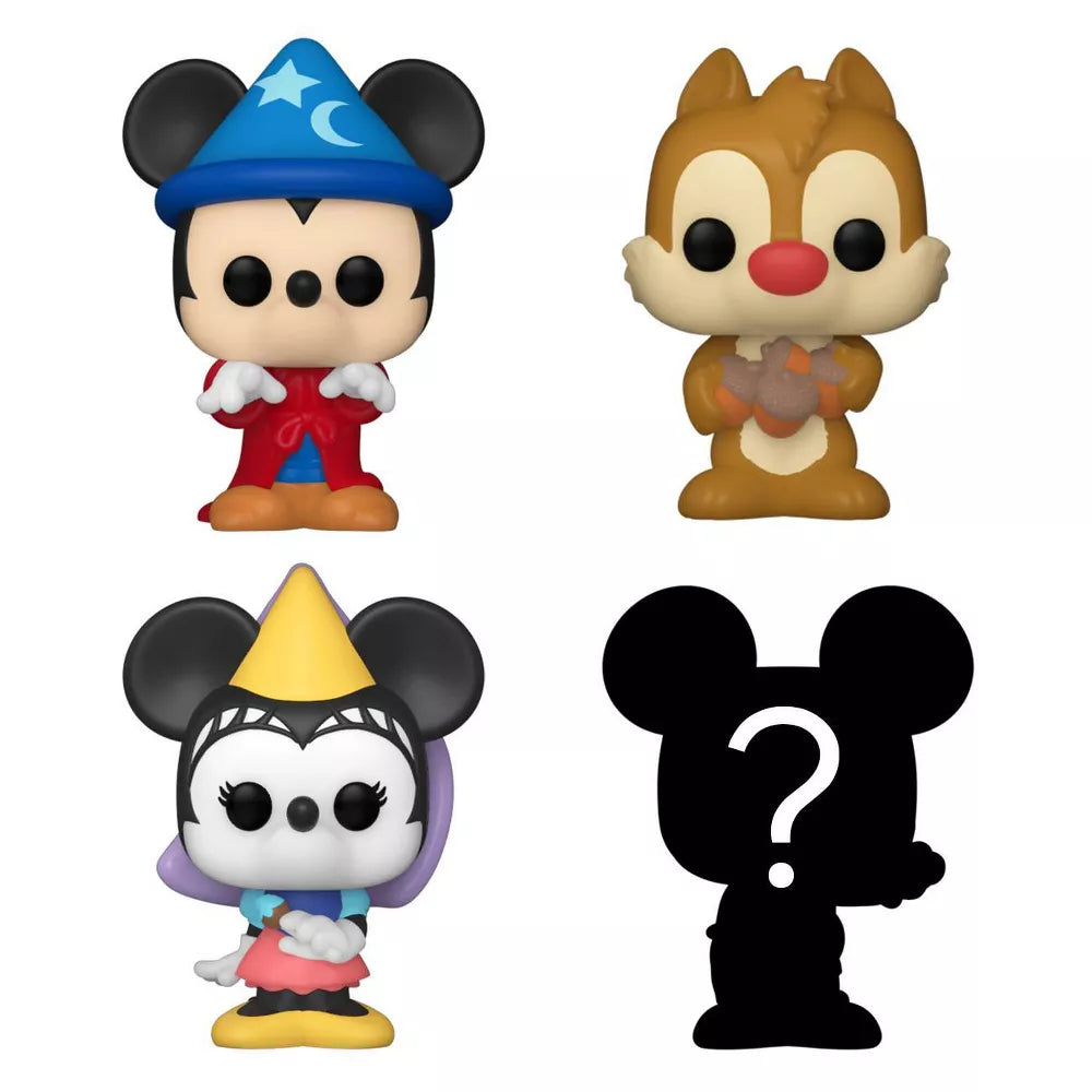 Funko Bitty POP! Disney Sorcerer Mickey Figure (4 Pack)