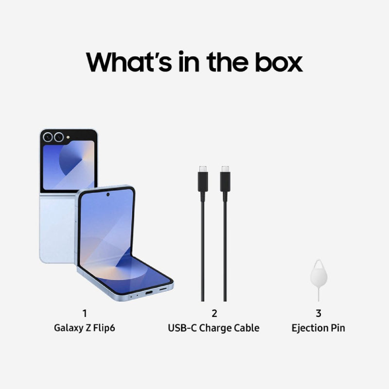 Samsung Galaxy Z Flip6 256GB Smartphone (Unlocked) - Blue