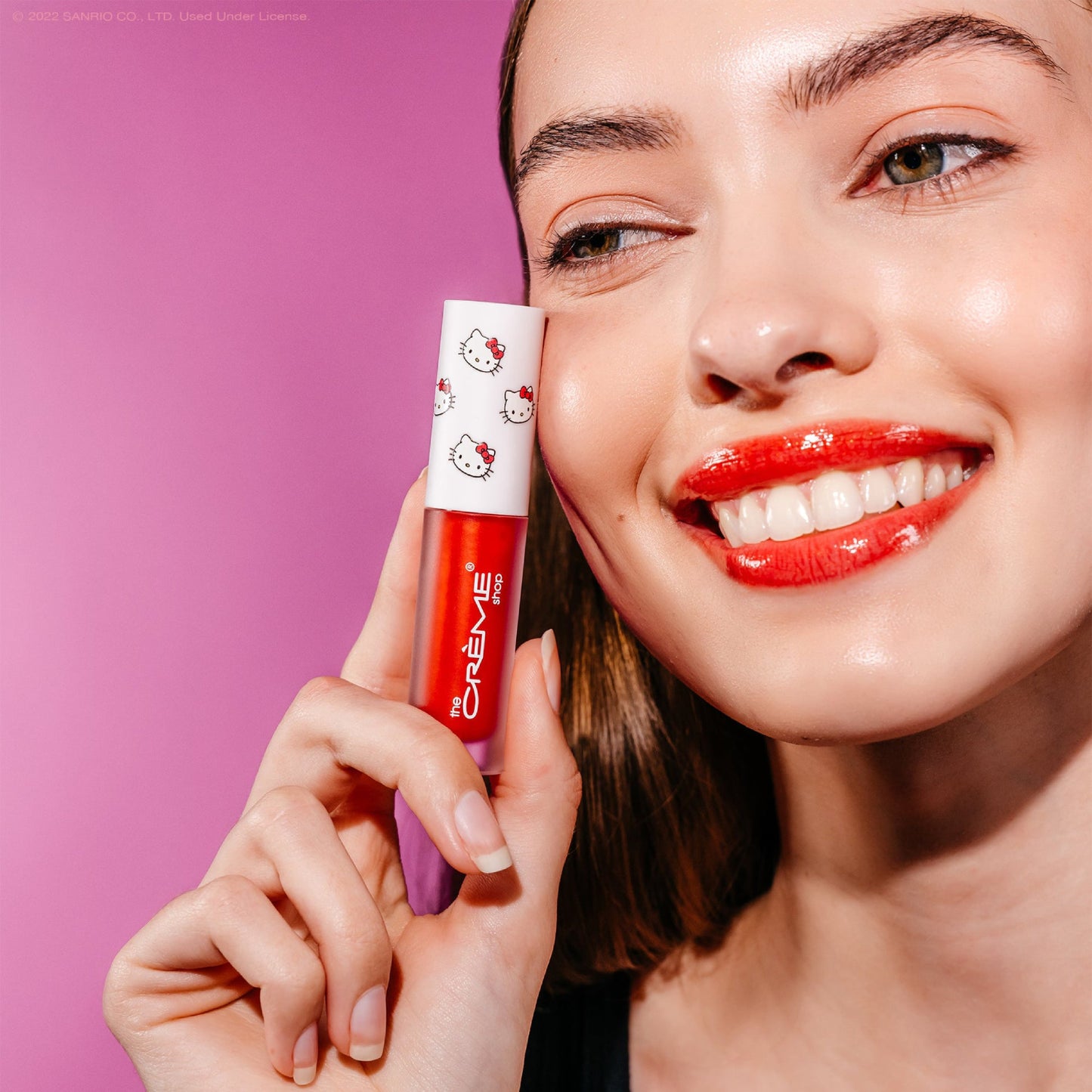 The Creme Shop Hello Kitty Kawaii Kiss Moisturizing Lip Oil - Red