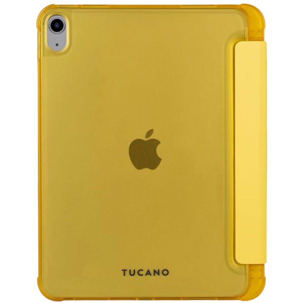 Funda tipo libro Tucano Satin Folio para iPad de 10,9" (10.ª generación, 2022), color amarillo