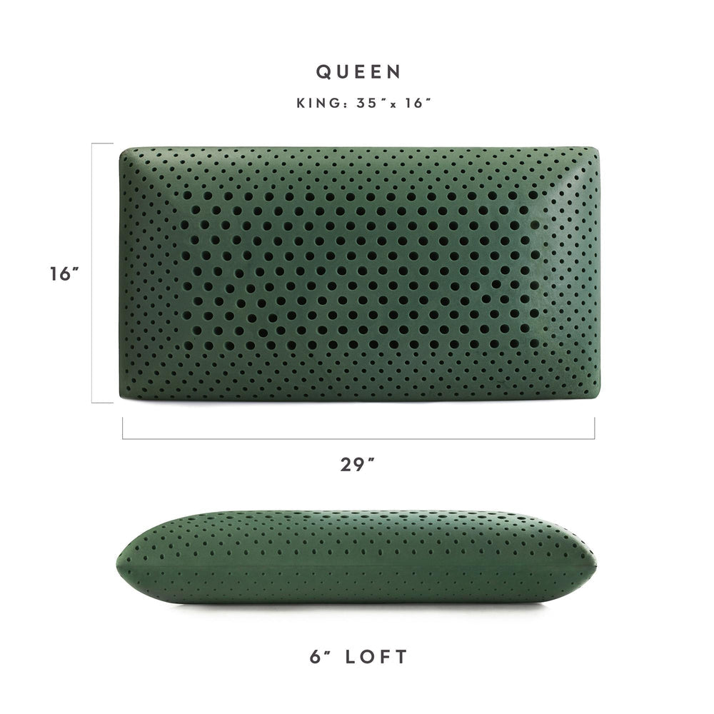 Malouf ActiveDough CBD Oil Infused Queen Size Memory Foam Pillow - White