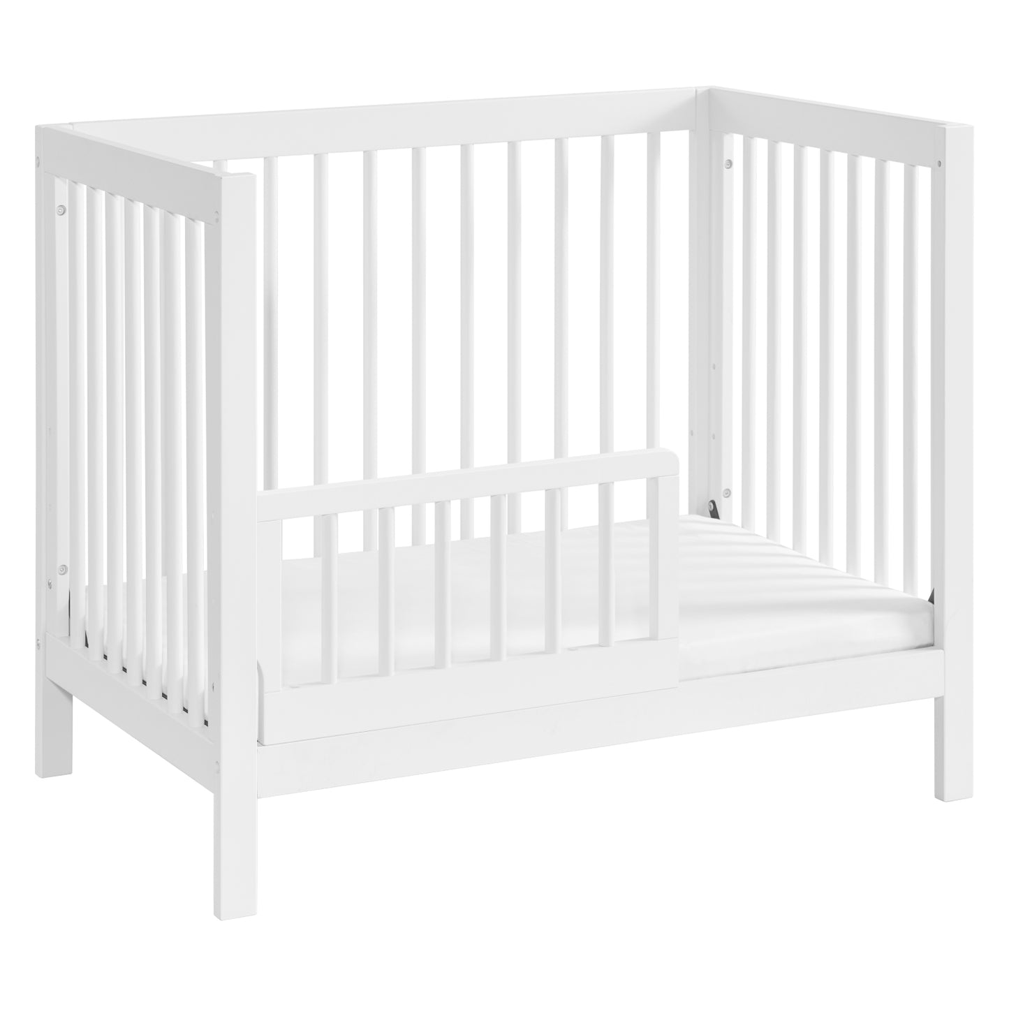 Soho Baby Essential White 4-in-1 Mini Convertible Wooden Crib
