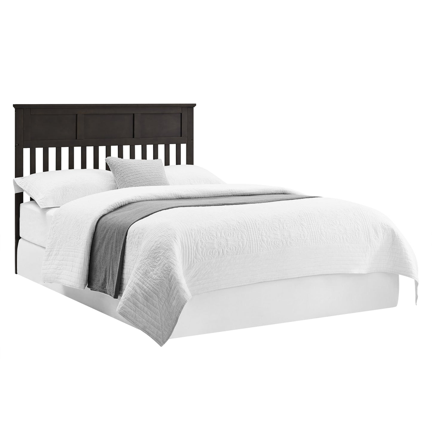 Cuna convertible de madera 6 en 1 en gris piedra Sweet Beginnings Hart de Delta Children