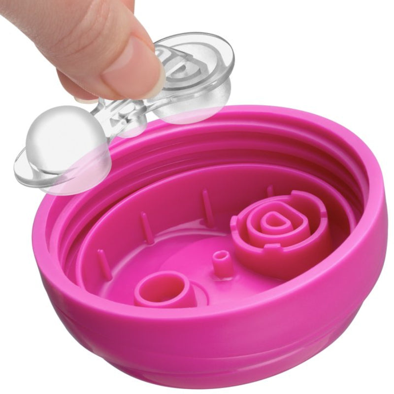 Chicco 7oz Semi-Soft Trainer Sippy Cup with Bite-Resistant Spout, 6+ Months - Pink