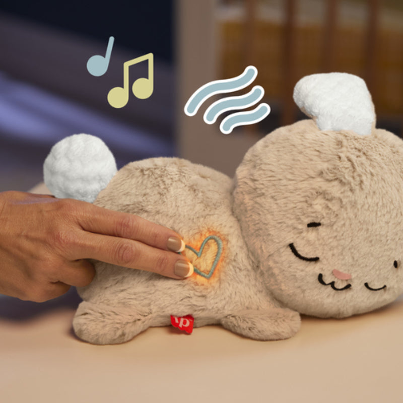 Fisher-Price Soothe and Settle 8.3" Bunny Plush Toy - Beige/White