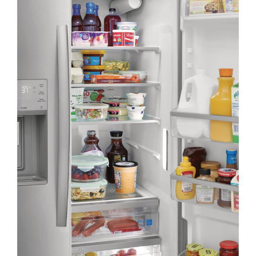 Frigidaire Gallery GRSS2652AF 26 cu. ft. Standard Depth Side by Side Refrigerator - Silver