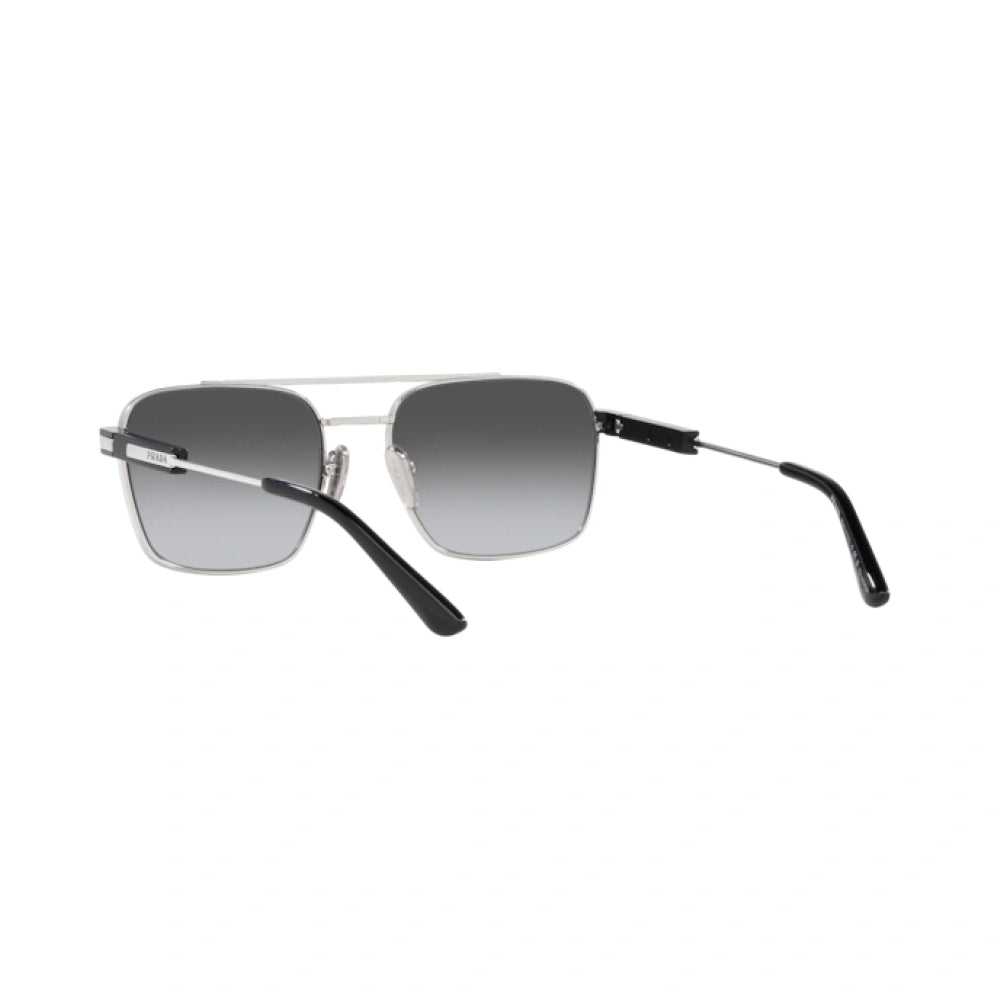 Gafas de sol estilo aviador Prada para hombre, en degradado gris