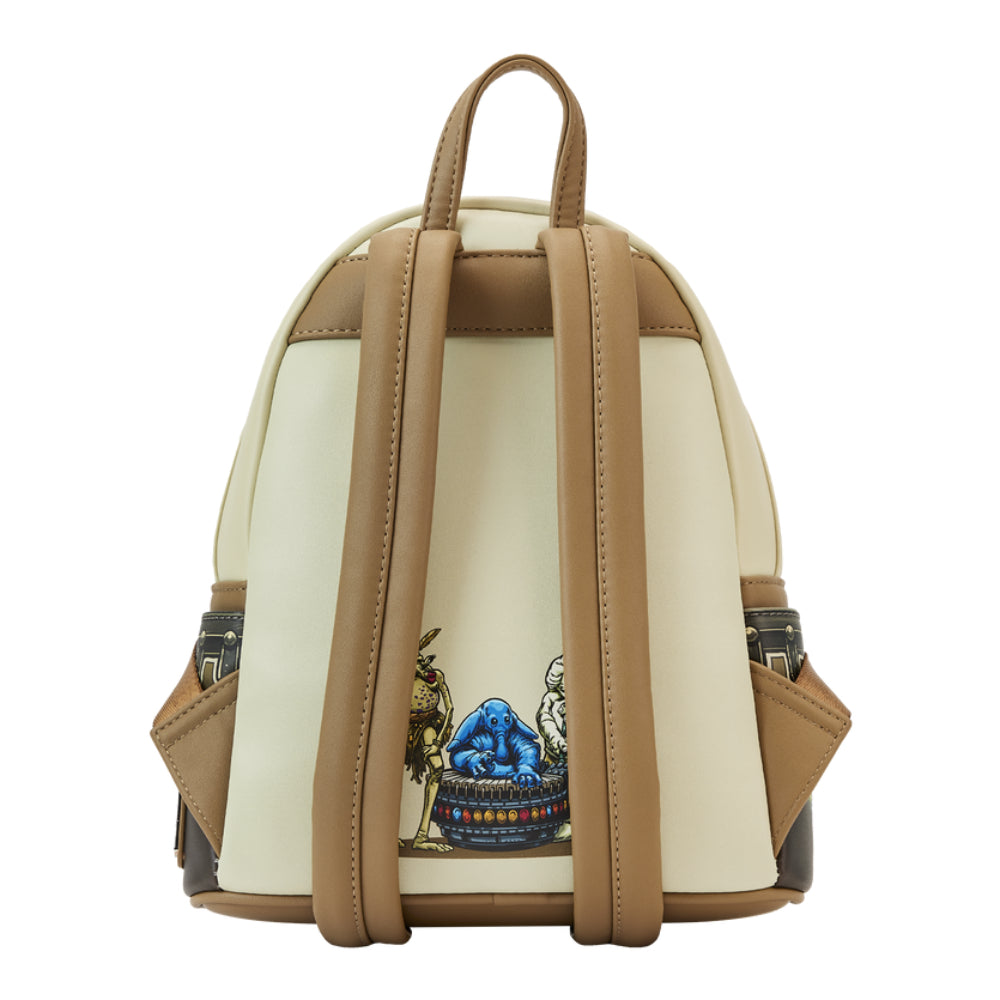 Loungefly 10" Star Wars Return of The Jedi Jabba's Palace Mini Backpack in Polyurethane - Multicolor