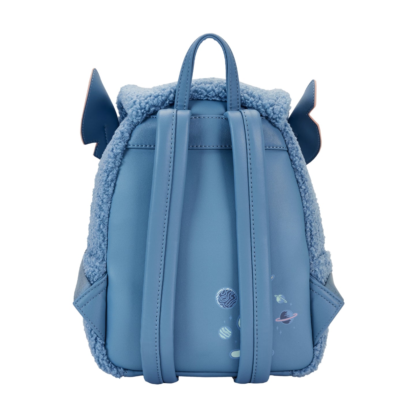 Loungefly Disney Stitch Plush Sherpa Cosplay Mini Backpack