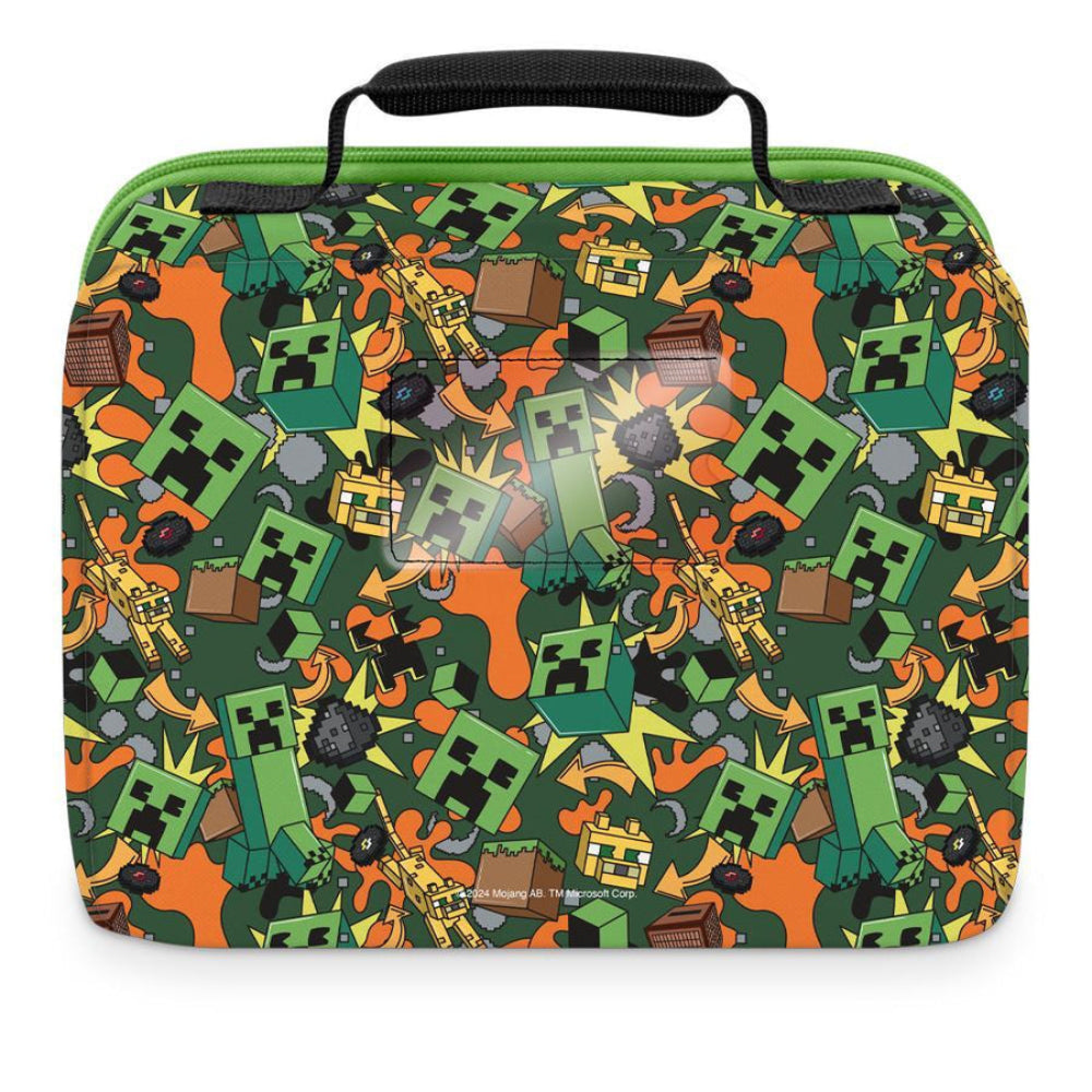 Thermos Minecraft Soft Lunch Box - Green