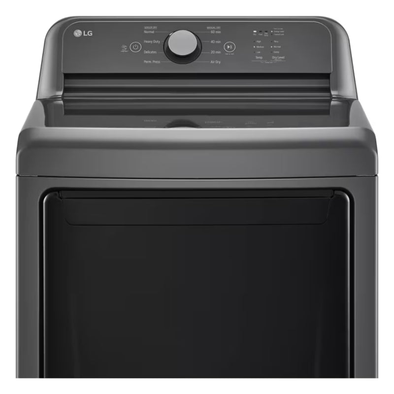 LG DLG6101M 7.3 cu. ft. Ultra Large Capacity Rear Control Gas Dryer - Monochrome Gray