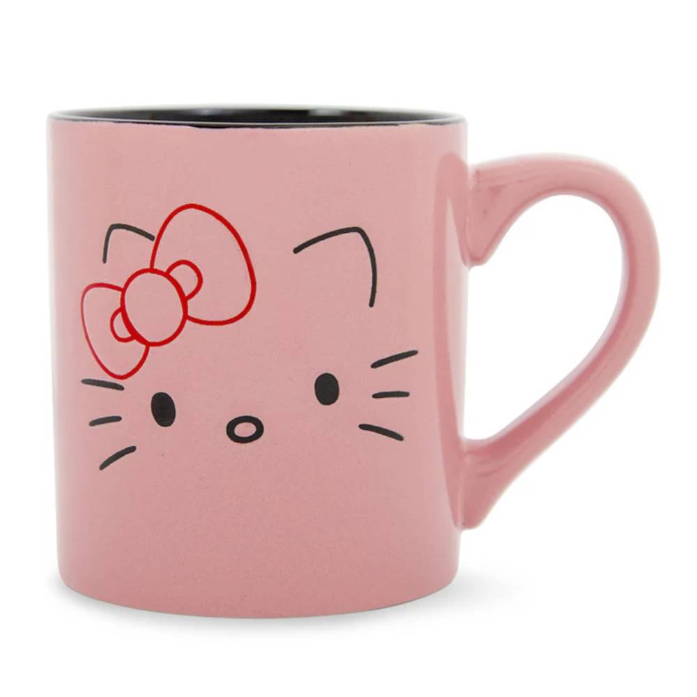 Sanrio Hello Kitty 14 oz Ceramic Wax Resist Mug - Pink