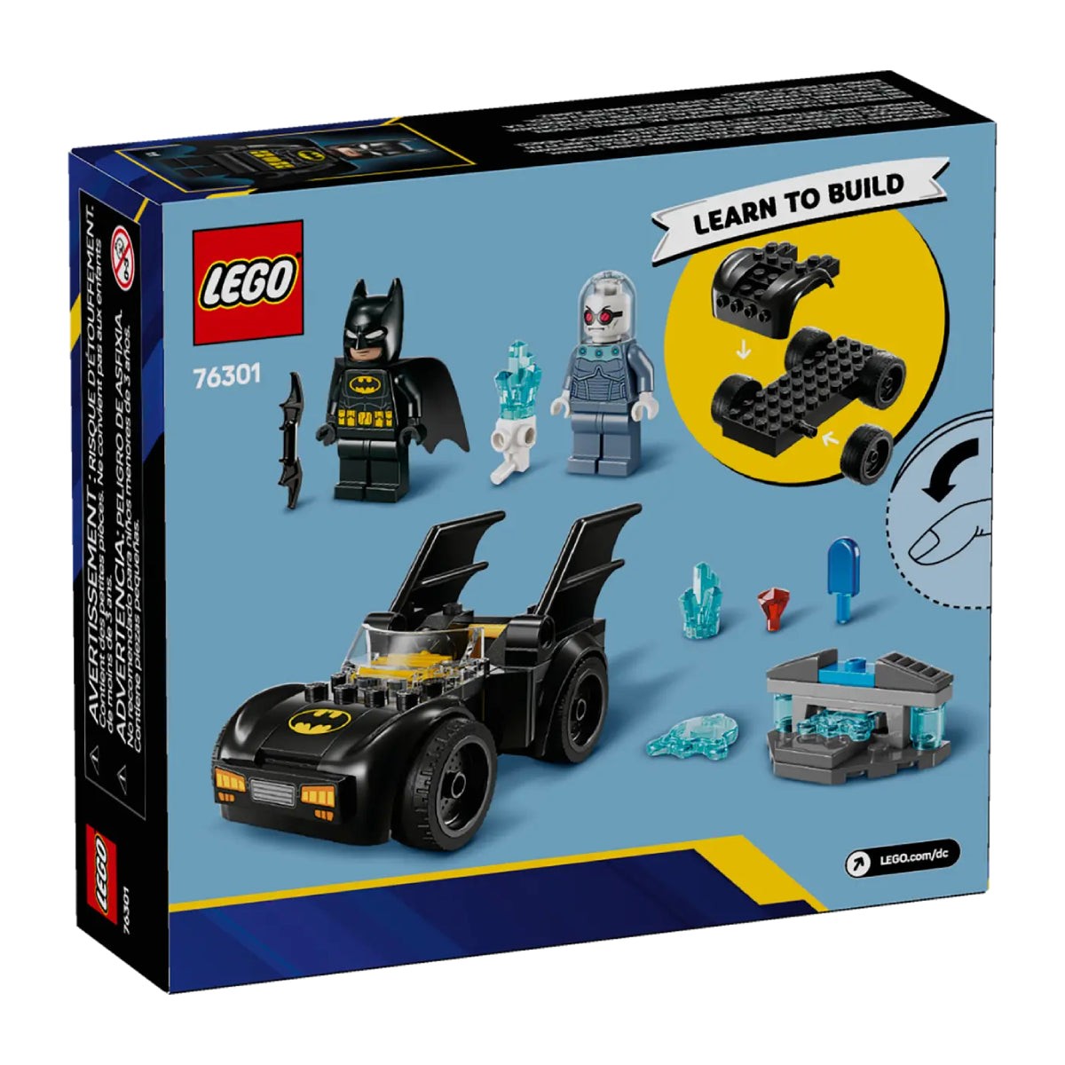 LEGO Batman & Batmobile vs Mr. Freeze Building Toy Set (63-Pieces)