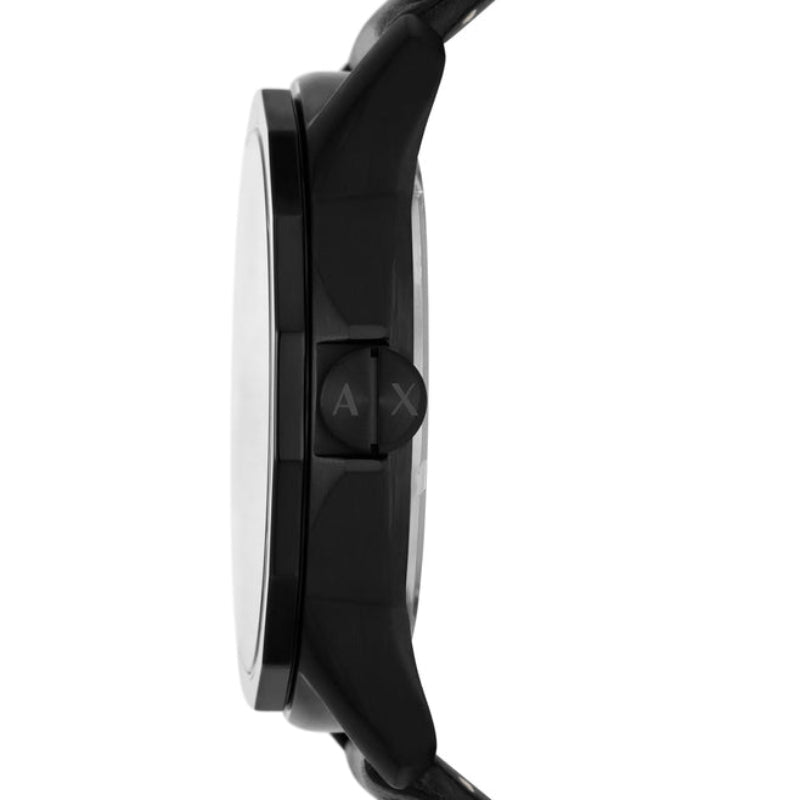Armani Exchange Men's 44mm Strap Watch with Bracelet - Black
