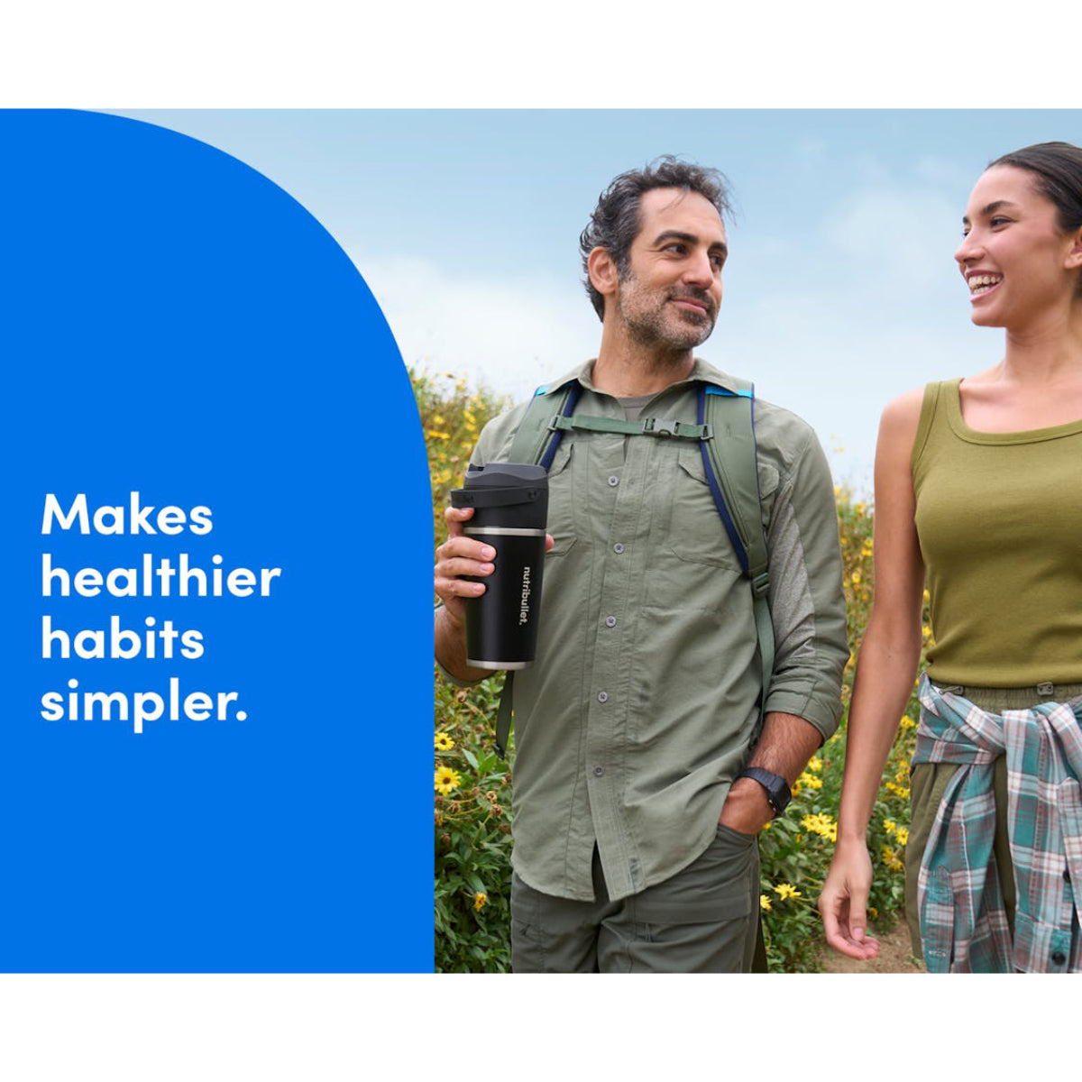 Nutribullet NBPB50350AK Flip Insulated Portable Blender - Black