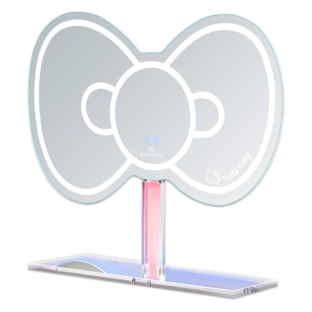 Impressions Vanity X Hello Kitty RGB Bow Wall Mirror with Detachable Base