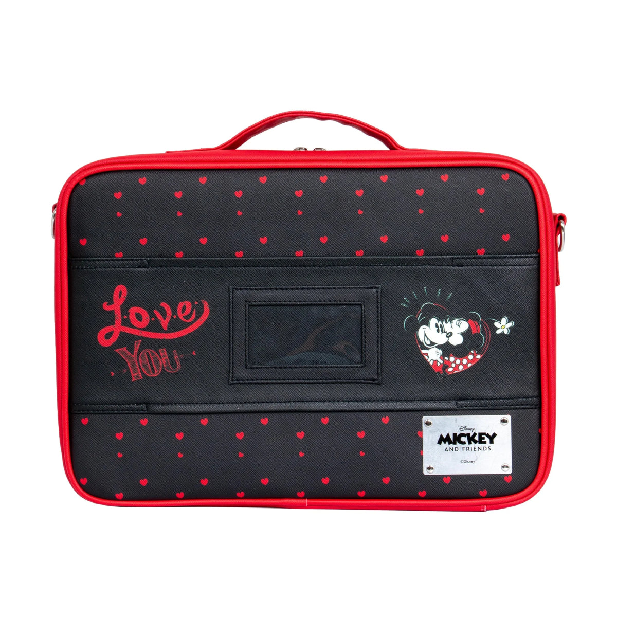 Impressions Vanity Disney Makeup Organizer Bag - Red/Black