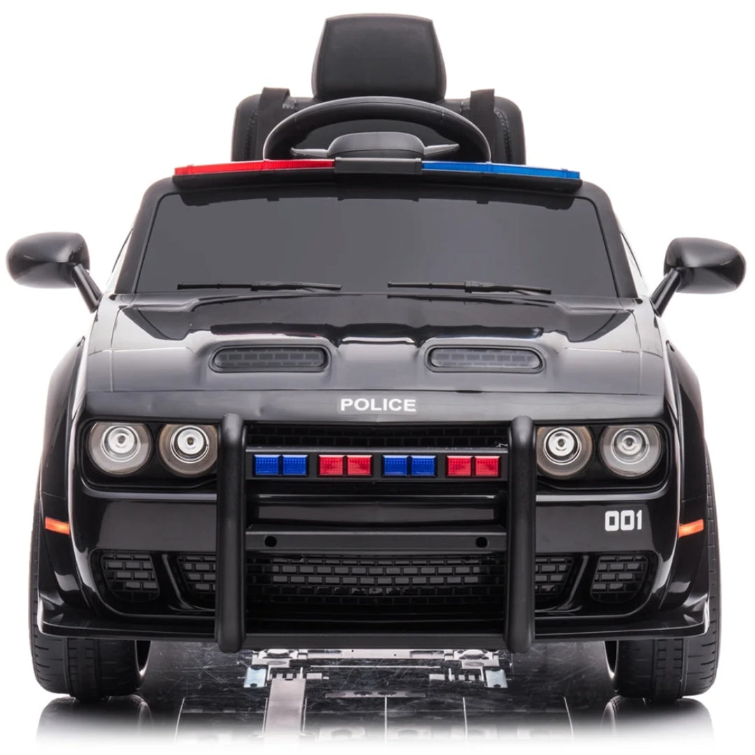 Dodge Challenger, 12V Electric Ride on Police Car with Remote Control