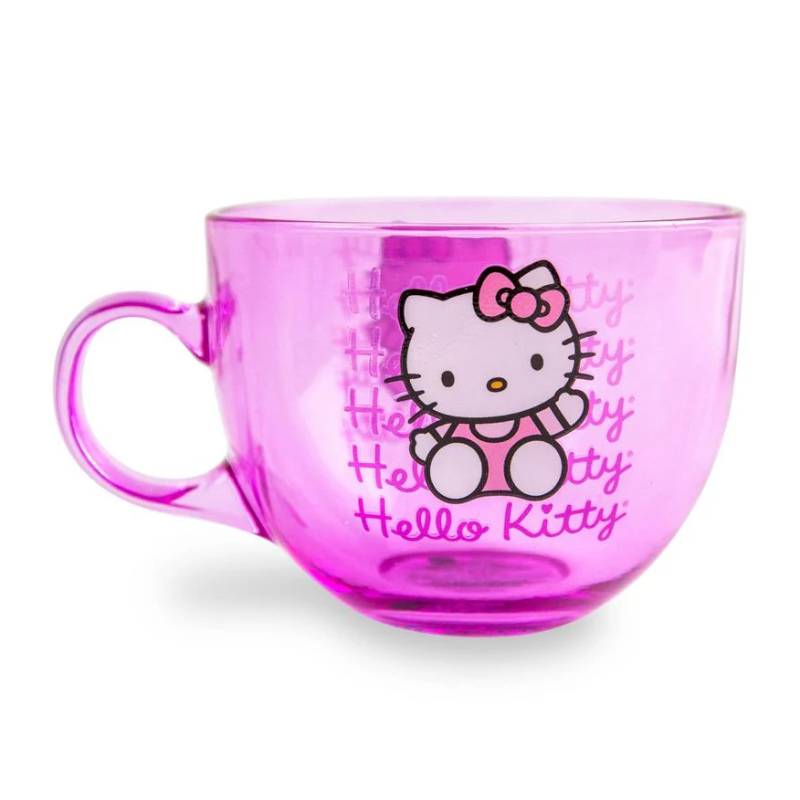 Sanrio Hello Kitty 16 oz Signature Glass Mug - Pink