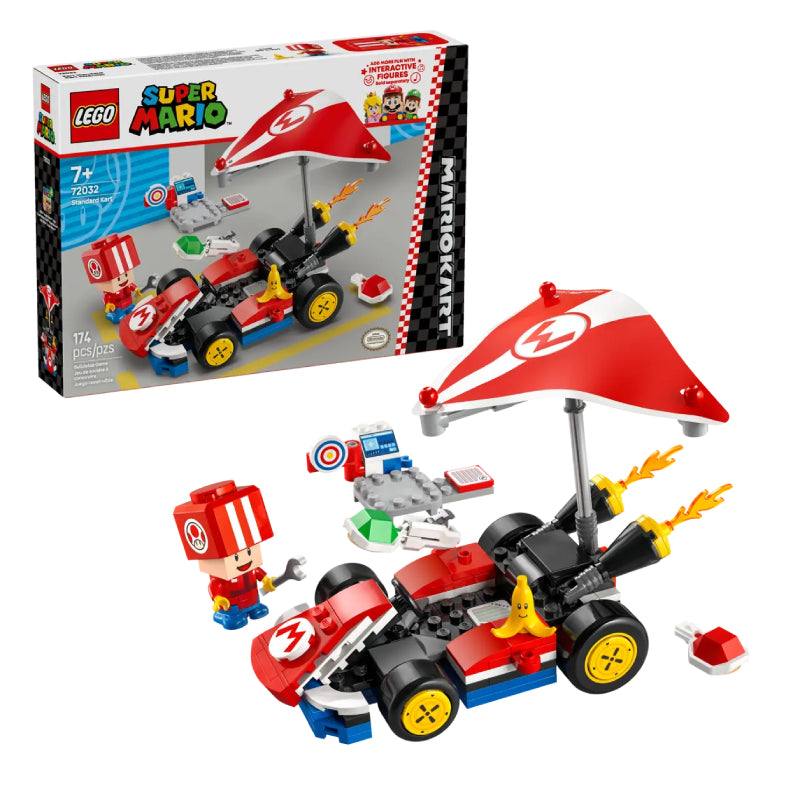 LEGO Mario Kart Toad Toy Set (174-Piece)