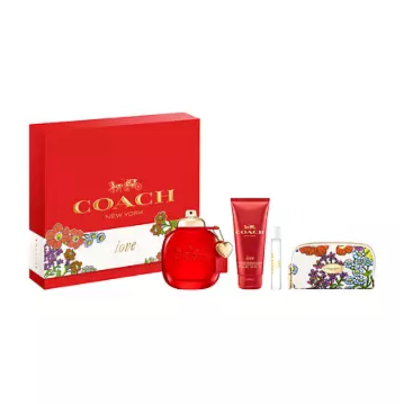 COACH New York Women's (4 Piece) Love Eau de Parfum Set