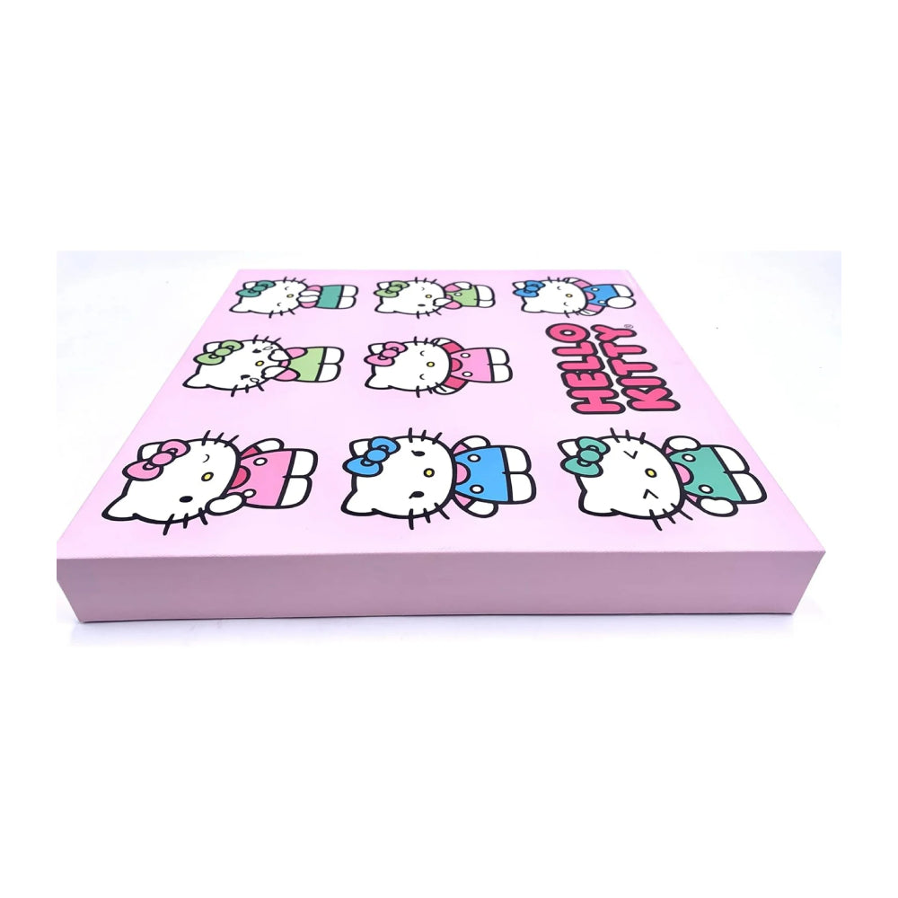 Sanrio Hello Kitty Sweet Kaiju Pastel 12" x 12" Canvas Wall Art - Pink