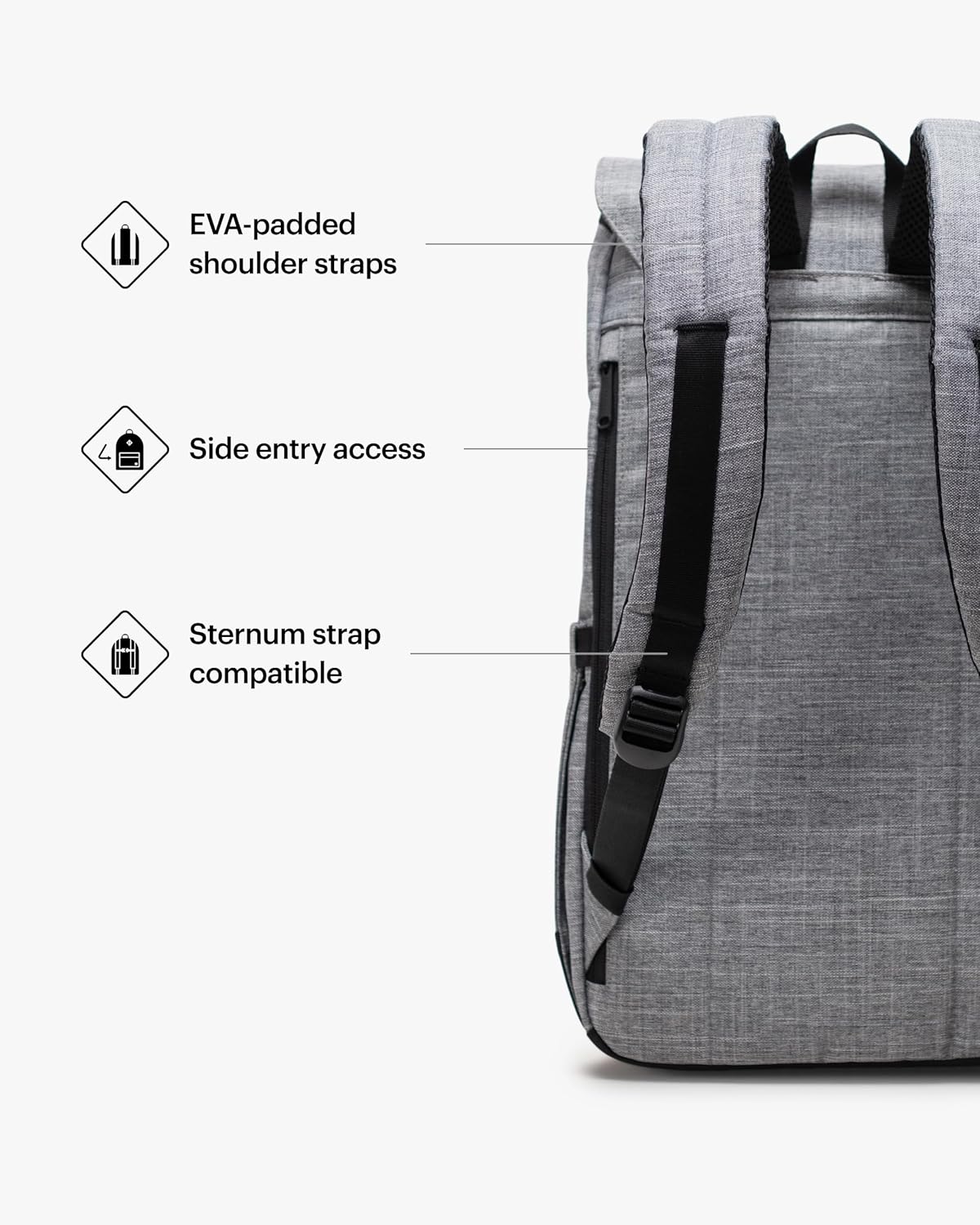 Herschel Retreat 23L Backpack - Raven