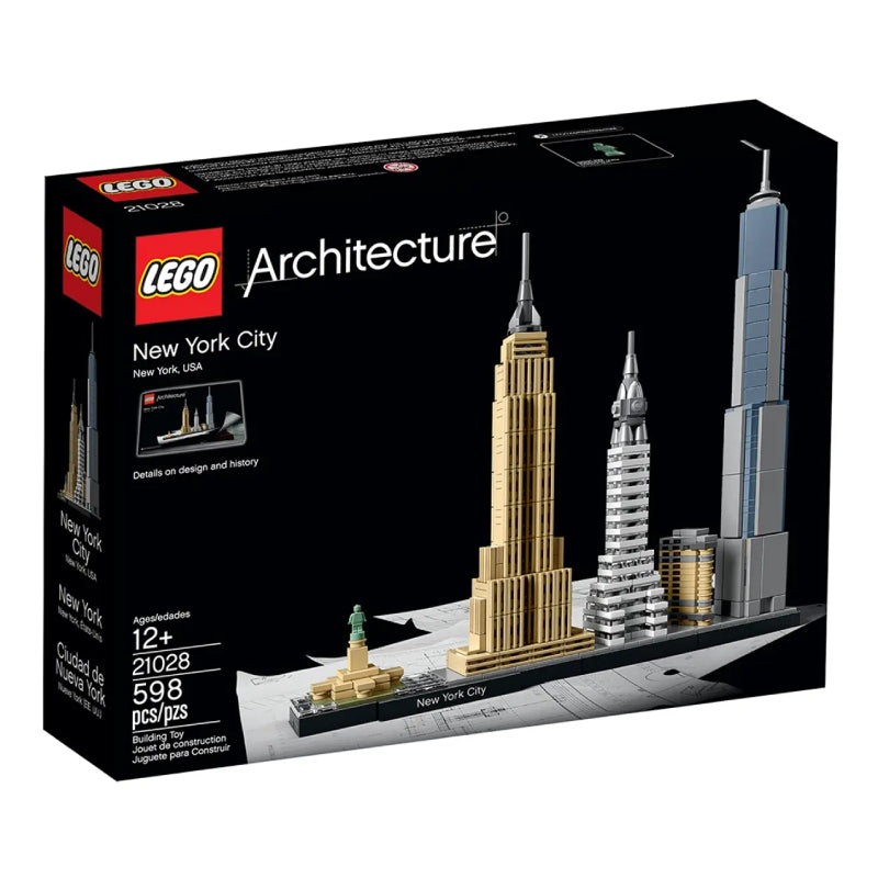 LEGO Architecture New York City Skyline Building Toy Set (598-Piece)