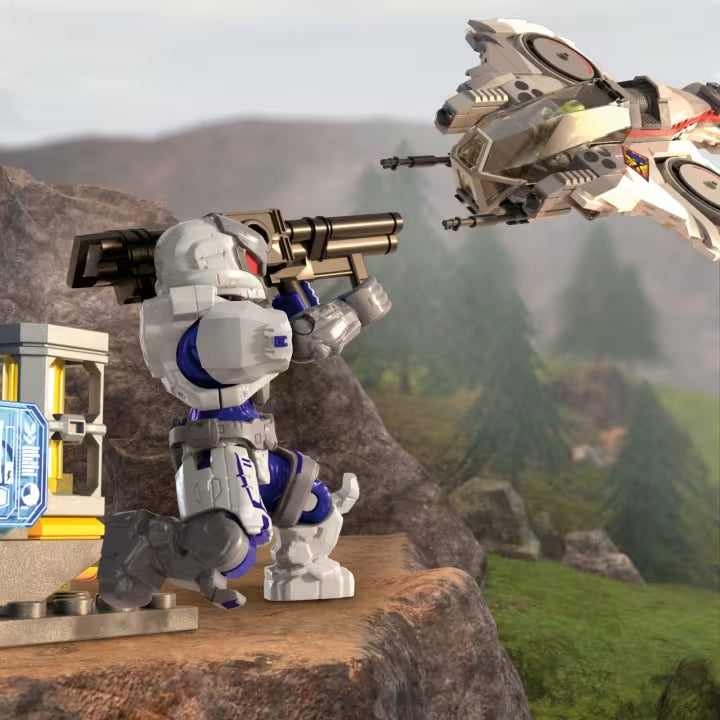 Mega Halo UNSC Arctic Burn Wasp Building Toy Set (342 Pieces)