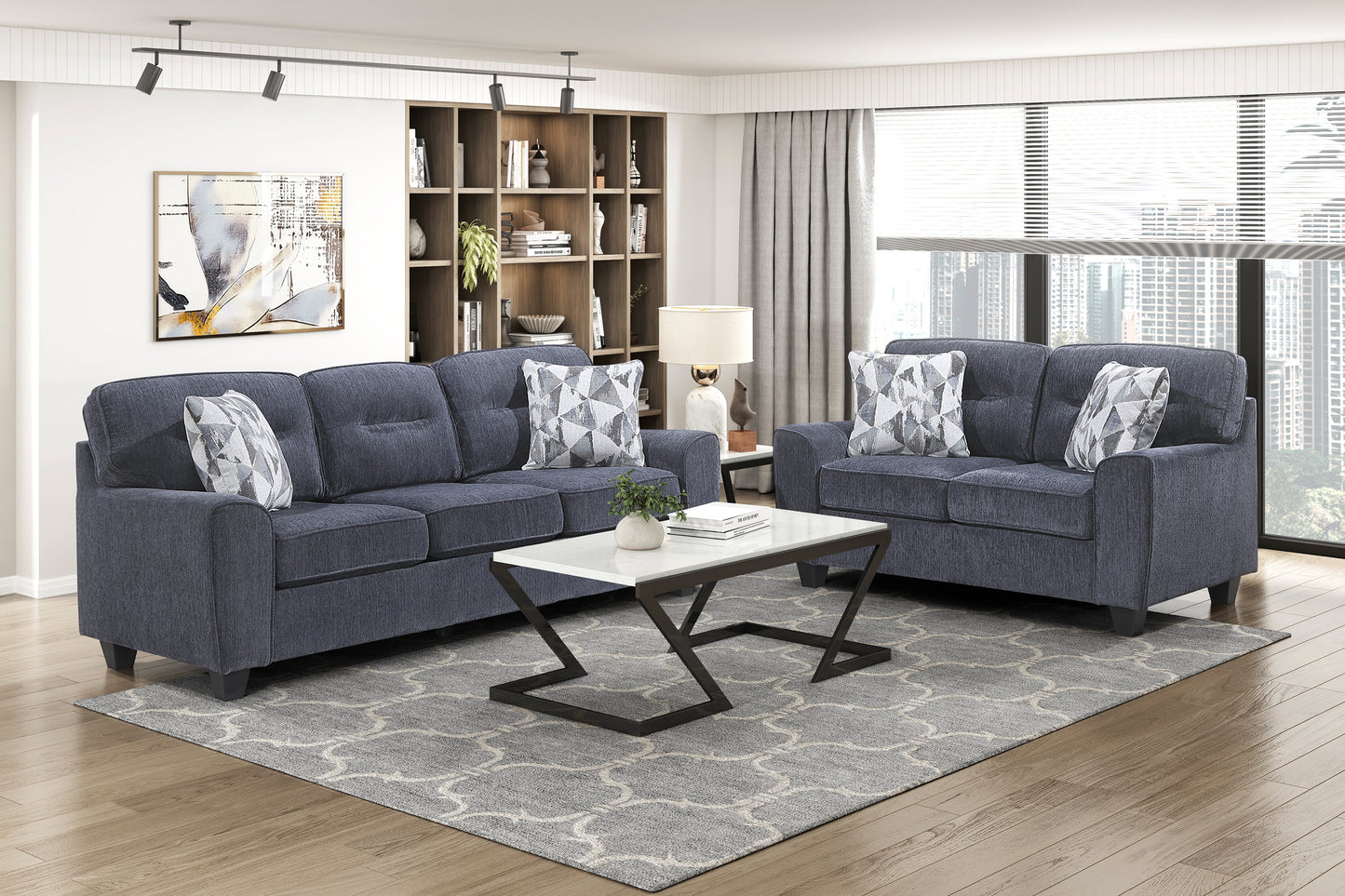 Vival Sofa and Loveseat Set by Homelegance