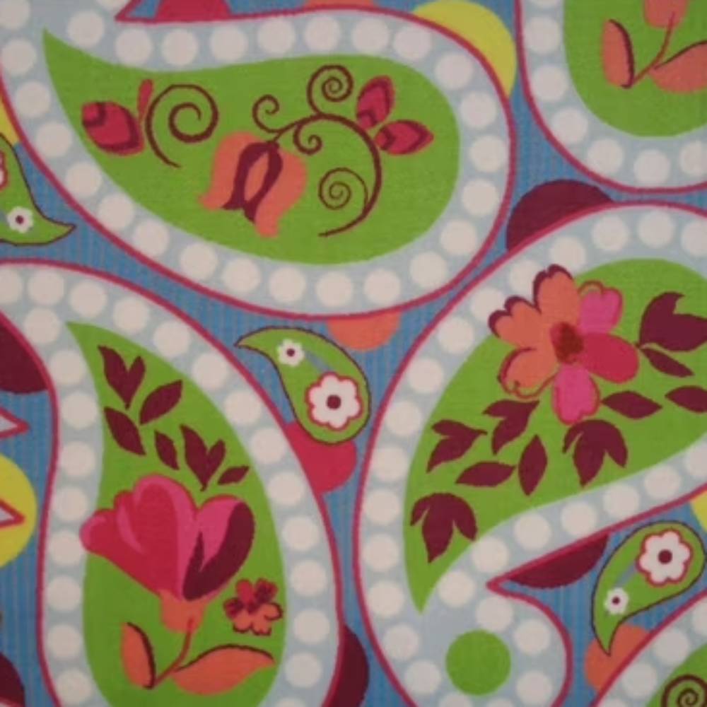 L.A Rugs 3'3" x 4'10" Fun Time Floral Paislies Rectangular Area Rug