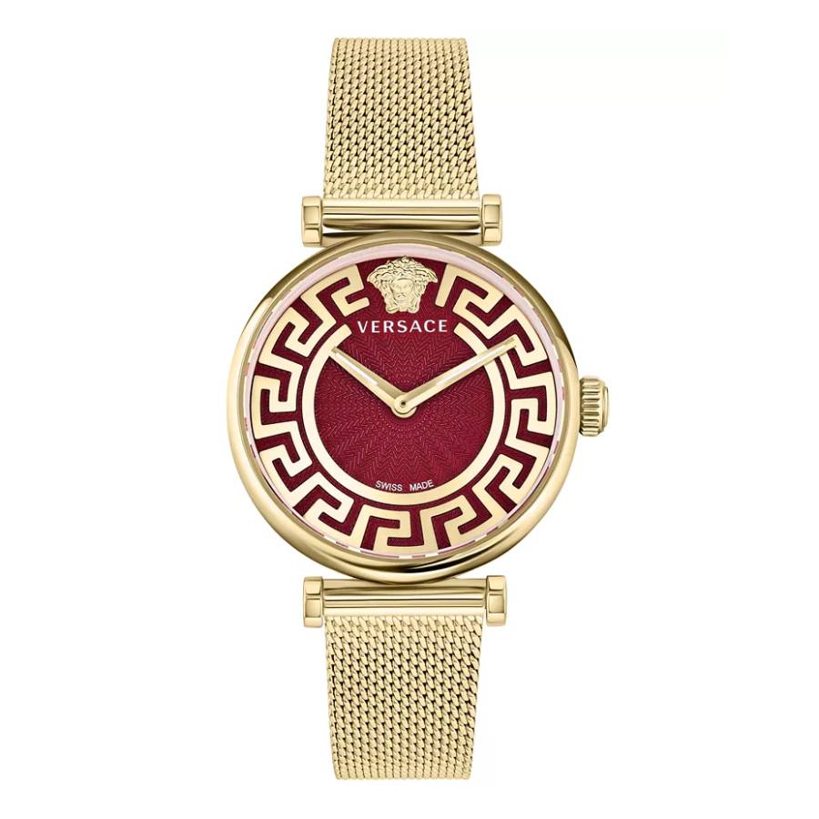 Versace Gold 35mm Collection Red Women\'s Watch Versace V-Dollar Women main image 3
