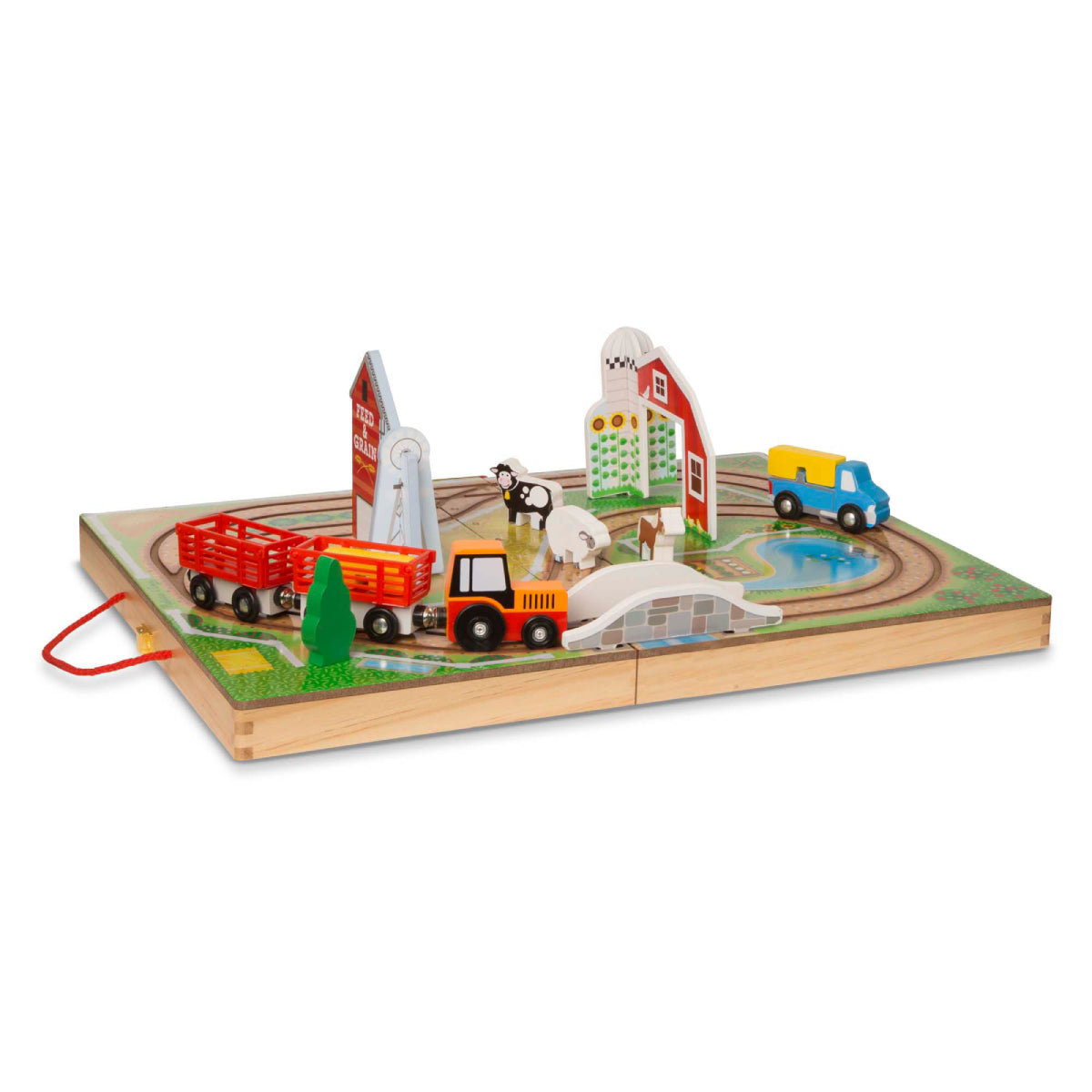 Melissa and Doug Take-Along Farm (17 Pieces)