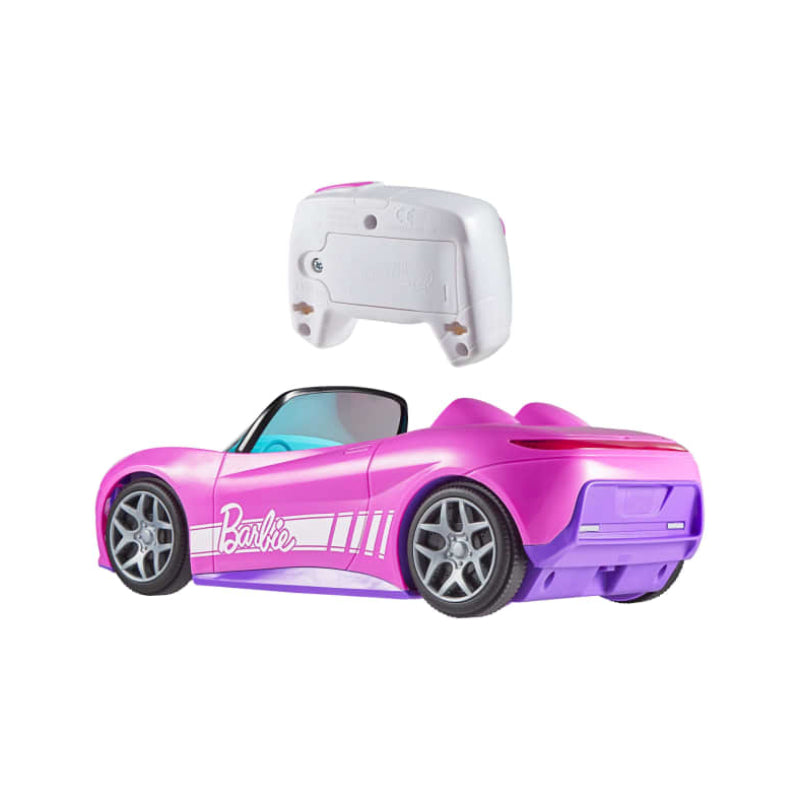 Hot Wheels RC Barbie Convertible Toy Car - Pink