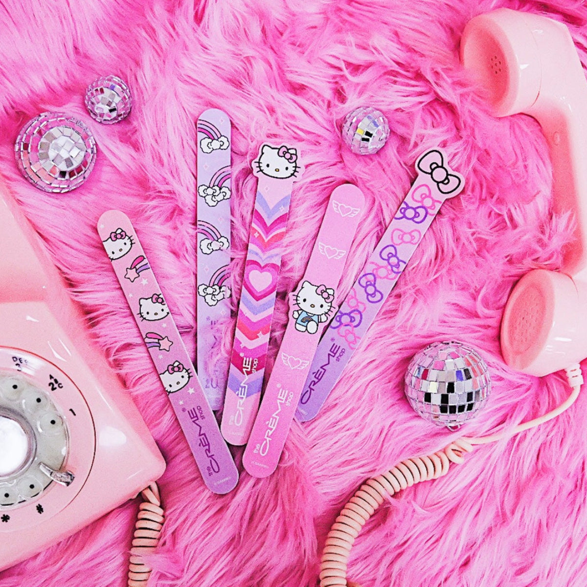The CrΓΒ¨me Shop x Hello Kitty Totally Cute! Nail Files (5-Pieces)