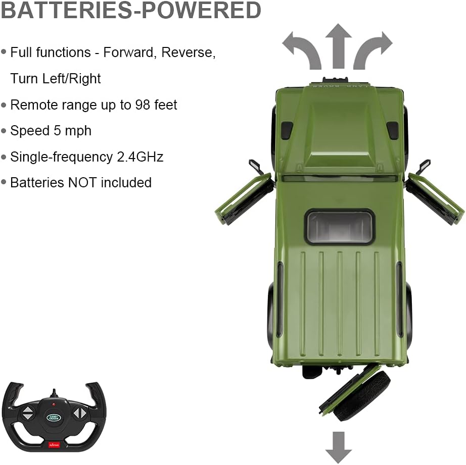Rastar RC Land Rover Defender Rastar Transformable Car Robot Remote Control Toy