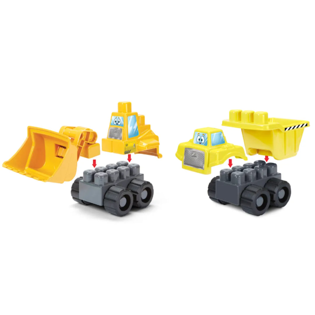 Kids@work Construction Truck Building Blocks Set