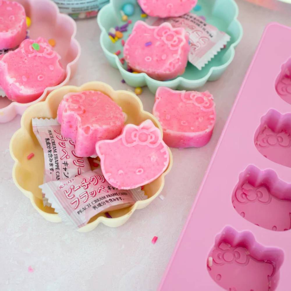 Sanrio Hello Kitty Silicone Mold Ice Cube Tray - Pink