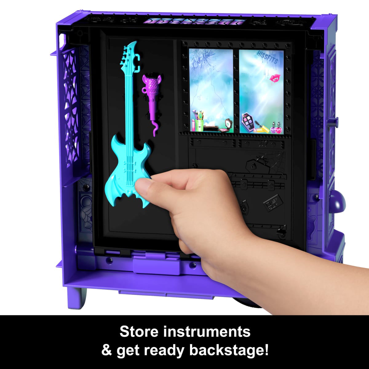 Monster High Draculaura Doll and Fangtastic Rockin’ Food Truck Playset with 13+ Themed Accessories