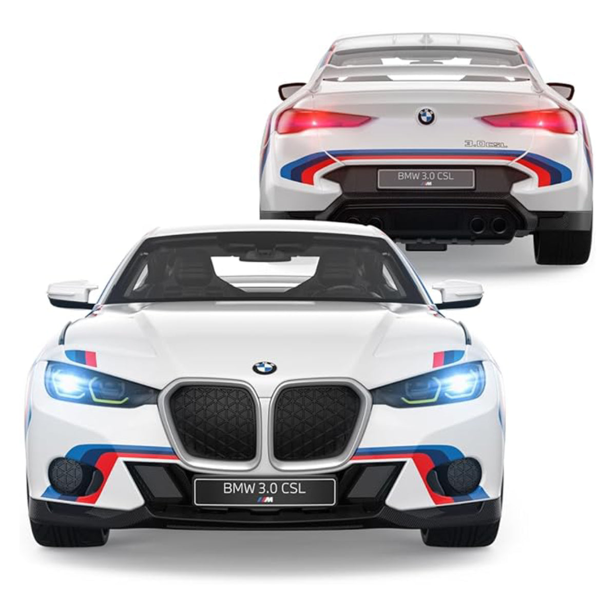 Rastar 1:14 BMW 3.0 CSL Remote Control Car - White