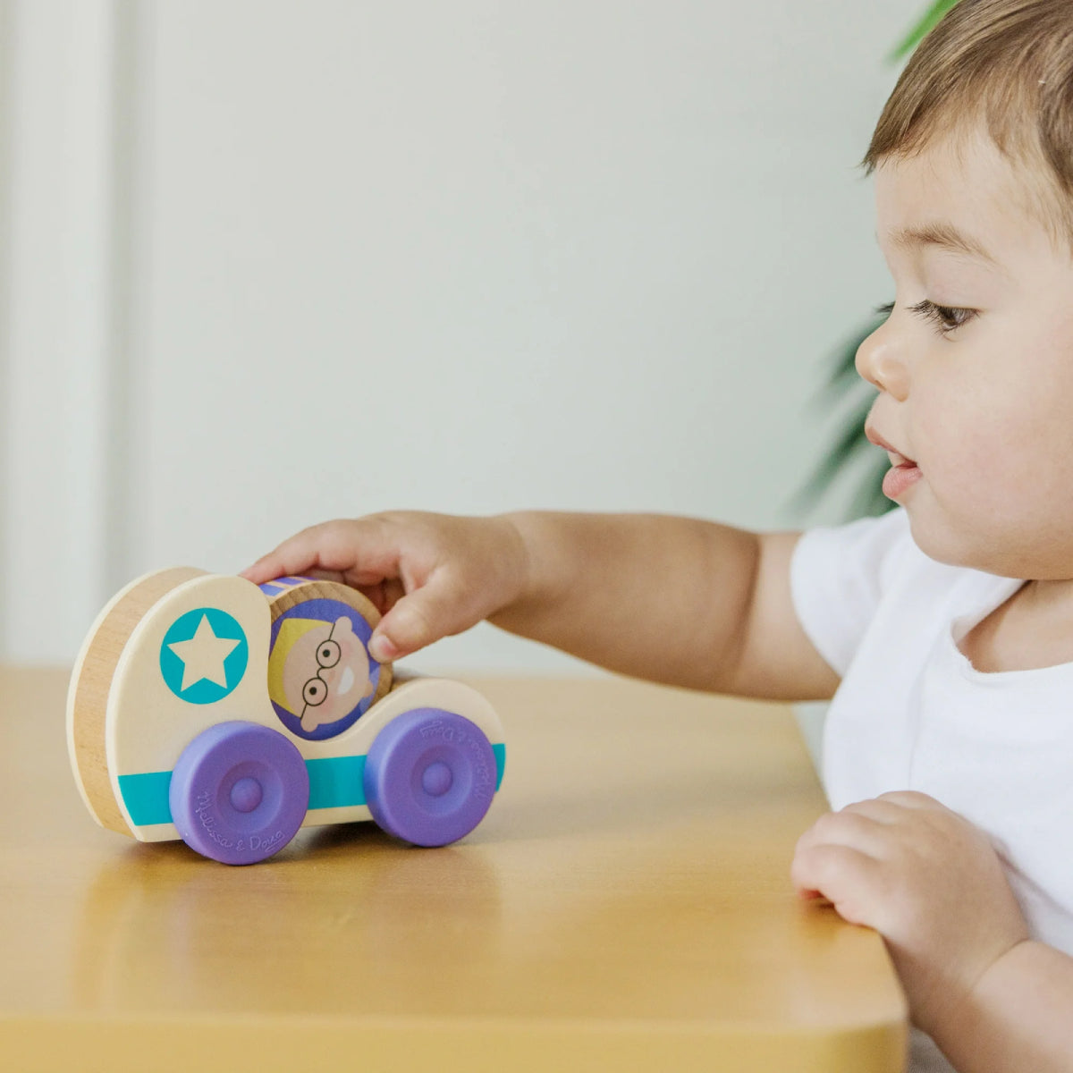 Melissa and Doug GO Tots Wooden Blue Star Car (2 Pieces)