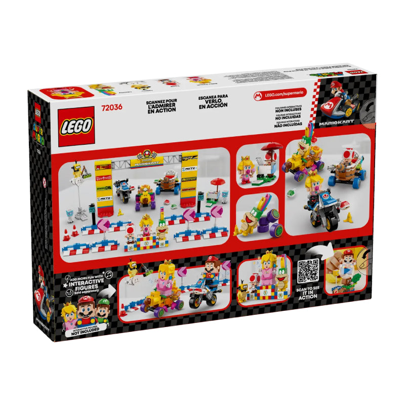 LEGO Mario Kart Baby Peach and Grand Prix Toy Set (823-Piece)