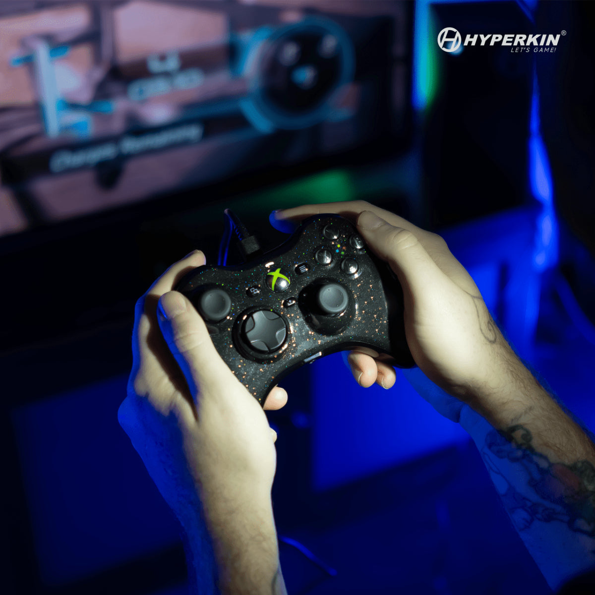 Hyperkin Xenon Wired Controller with Headset Jack - Cosmic Night