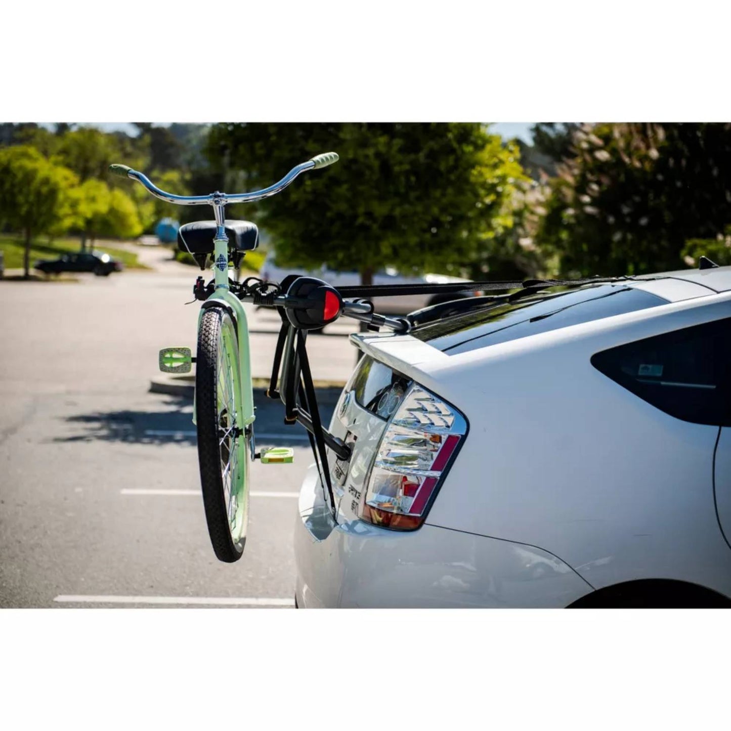 Portabicicletas para baúl de dos bicicletas Bell Cantilever 200, color negro