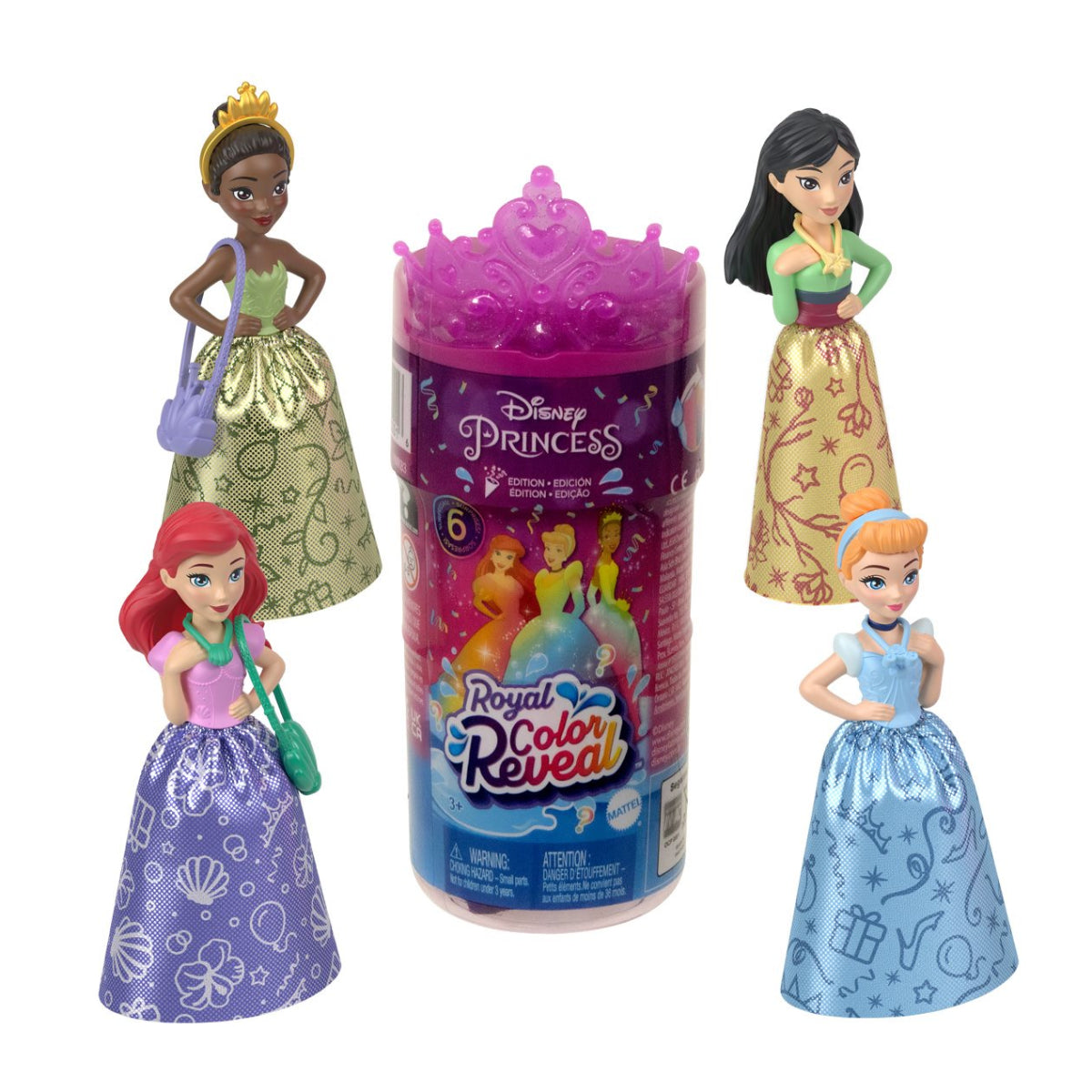 Disney Princess Royal Color Reveal Doll Assortment