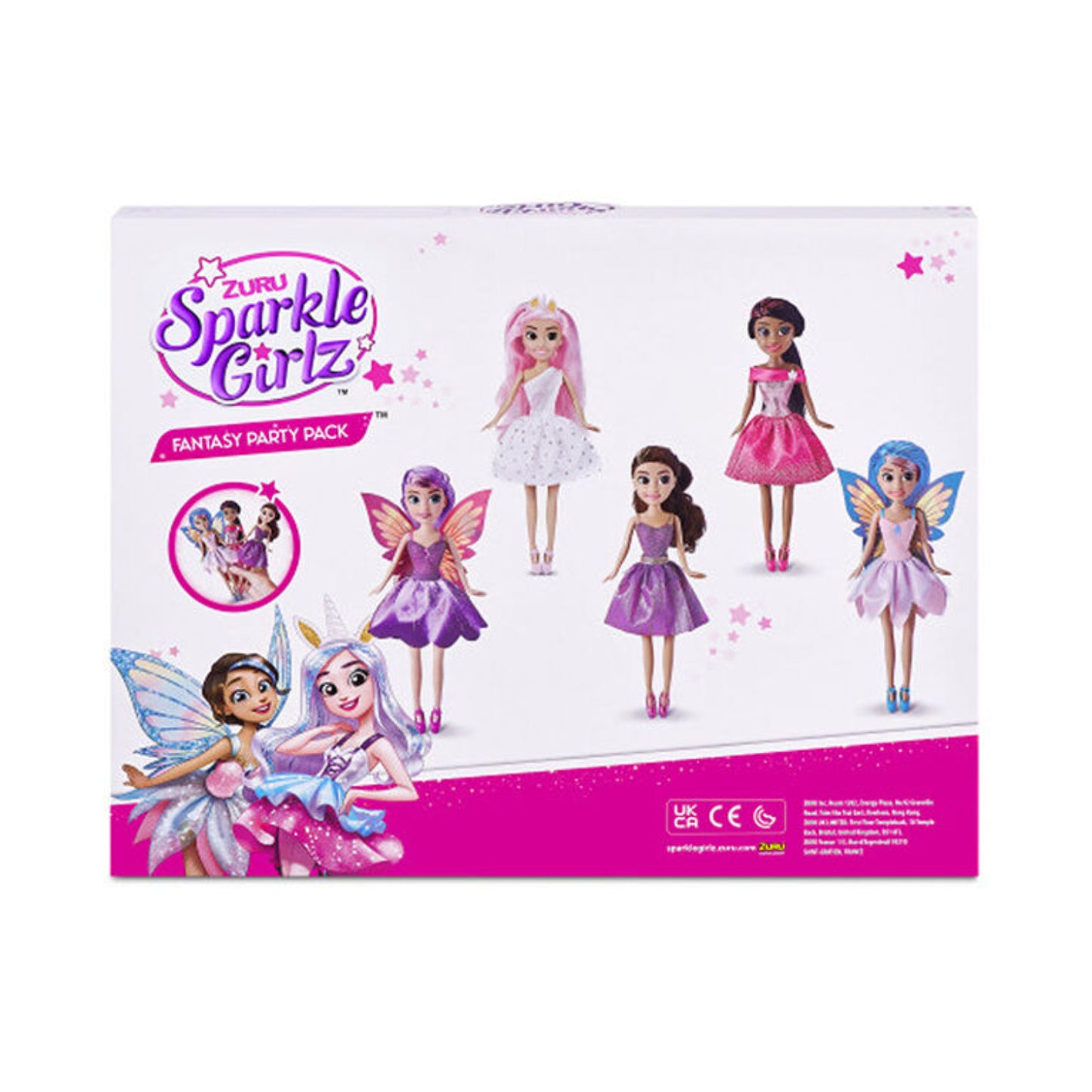 Sparkle Girlz Fantasy 10.5" Dolls (Set of 5 )
