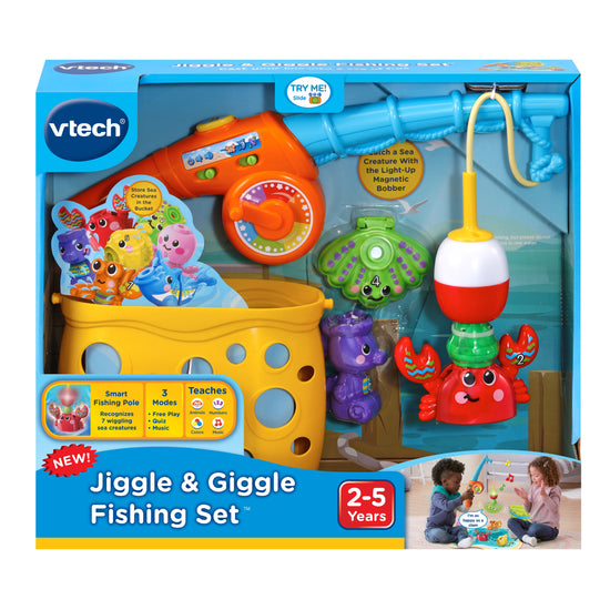 VTech Jiggle & Giggle Fishing Set with 7 Sea Creatures - Curacao