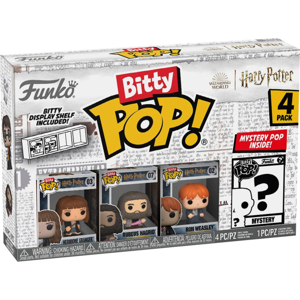 Figuras Funko Bitty Pop! Harry Potter - Hermione con túnica (paquete de 4)