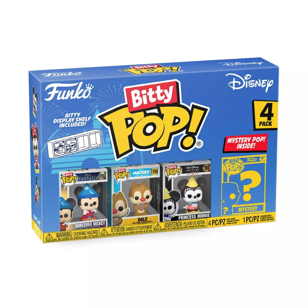 Funko Bitty POP! Disney Sorcerer Mickey Figure (4 Pack)