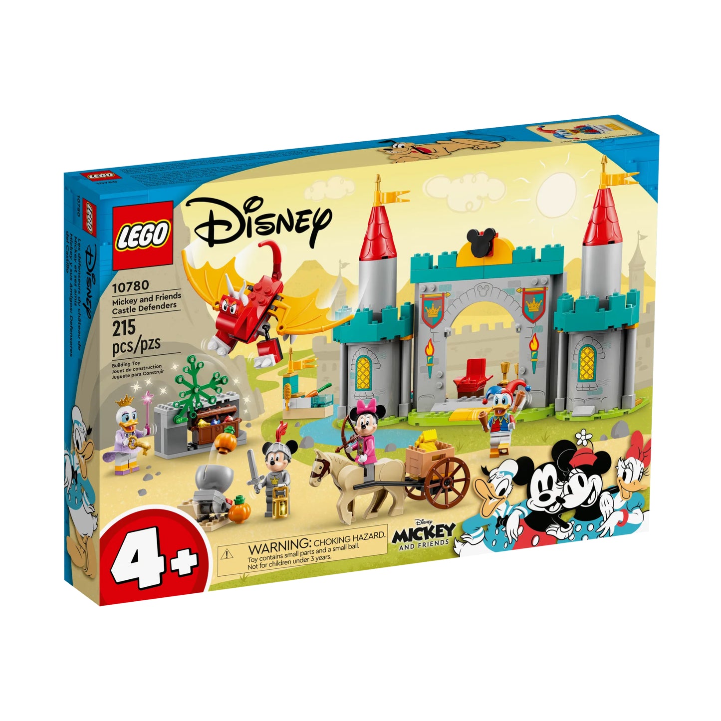 Juego de construcción LEGO Disney Mickey and Friends Castle Defenders (215 piezas)